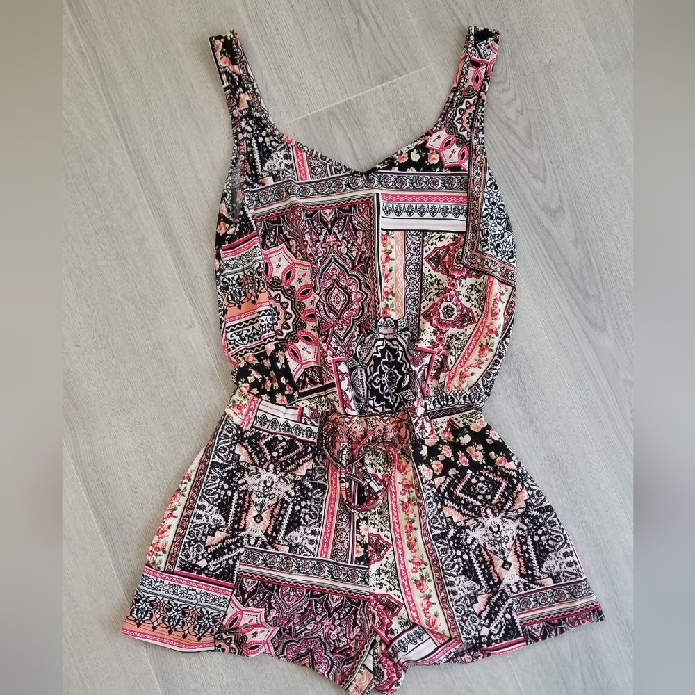 Patterned Romper